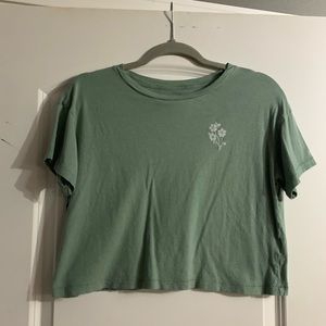 XS PINK cropped t-shirt